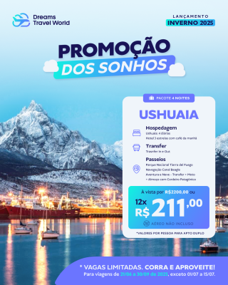 dreams travel world ushuaia